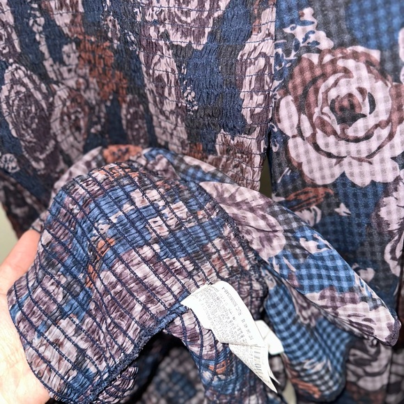 Zara Multicolor Ruffled Blouse - Picture 5 of 5